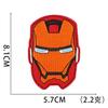Parche de Hulk Etiqueta de Bordado por Computadora Dibujo Animado Marvel Iron Man Bordado Adhesivo de Tela Bordado de Transferencia de Calor Etiqueta de Capítulo de Bordado
