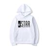 Sudaderas 2024 Color Sólido Estampado Star Labs Tops con Capucha Setw