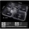 Cajas de Almuerzo Desechables Personalizadas con Cuatro Compartimentos, Cinco Compartimentos y Múltiples Compartimentos, Cajas de Almuerzo para Llevar, Cajas de Comida Rápida, Cajas de Almuerzo Rectangulares de Plástico