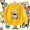 Ropa Nueva de Detective de Trasero Sudadera de Cuello Redondo para Niños Chicos Guapos Top de Moda de Manga Larga Otoño e Invierno