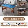 Mesa de Billar Plegable para el Hogar Tipo Estándar Mesa de Billar Interior Mesa de Bolas para Niños Mesa Negra Americana Pequeña de Ocho Bolas para Adultos