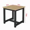 Restaurante Bar de Snacks Comida Rápida Combinación de Mesa y Silla Mesa Larga Simple Moderna Mesa de Comedor para Empleados de Restaurante Escuela de Negocios Fábrica