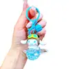 Chaveiro Pingente Garrafa de Areia Líquida de Avião Kuromi Preenchido com Óleo Atacado Boneca de Desenho Animado Fofa Decoração de Mochila Pequeno Presente