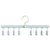 [Hecho con corazón] pinza para secar calcetines plegable pinza múltiple tendedero pinza para calcetines del hogar artefacto para secar calcetines de ropa interior