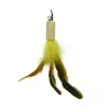 Nuevos Juguetes para Gatos: Pez Volador, Oruga, Pluma, Caña Teaser de Mariposa, Cabezal de Repuesto para Caña de Pescar