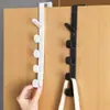 Gancho atrás da porta sem furos dispositivo de cabide de parede para roupas sobre a porta cabide montado na parede forte sem vestígios gancho para roupas chapéu casaco