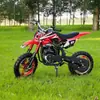 Motocicleta Niños 8-12 Combustible Eléctrico Vehículo Todoterreno Mini Cochecito para Bebés Juguete Coche Unisex Puede Sentarse Exterior