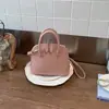 Bolso pequeño nuevo para mujer, bolso tipo concha de boliche, mini bolso de hombro y cruzado versátil de moda, bolso de mano exquisito y simple
