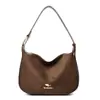Bolsos de Diseño de Nicho para Mujer, Nuevo Bolso de Hombro Cruzado Retro de Gamuza a la Moda, Versátil Bolsa Tipo Bollo de Gran Capacidad