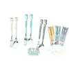 Fofo Conjunto de Talheres de Aço Inoxidável Hachimi Gato 3D para Crianças Estudantes Portátil Divertido Fofo Louça Duas Peças