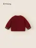 Ropa para Niños Youbao Ropa de Año Nuevo para Niños Invierno Rojo Ropa para Niños Grandes Estampado de Leopardo Moda Chaqueta de Felpa para Niñas