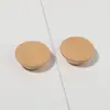Puxador Pequeno de Furo Único em Madeira Maciça Minimalista Moderno para Porta de Guarda-Roupa, Gaveta, Puxador de Madeira para Armário de Cozinha, Cômoda, Botão Redondo, Puxador de Madeira