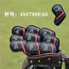 Fundas para Palos de Golf, Fundas para Cabezas de Palo, Fundas para Ángulos de Wedge, Fundas para Wedge de Arena, Tapas Protectoras para Cabezas de Palo, Fundas de Cuero