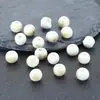 Contas Cerâmicas Coloridas com Furo Grande de 6mm Contas para Pulseiras DIY Contas Cerâmicas Esmaltadas Monocromáticas Contas Soltas Acessórios de Joalheria para Pulseiras