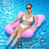 Brinquedo Inflável para Piscina Flutuante para Adultos Campo de Boia Aquática Boia Aquática Cadeira de Lounge Aquática para Adultos