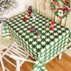 Toalha de Mesa Vermelha Ano Novo Festivo Casamento Atmosfera Toalha de Mesa Natal Mesa de Jantar Toalha de Mesa Prelloth Estilo Natalino Pano Decorativo