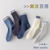 Calcetines para Niños Primavera y Otoño Algodón Peinado Sin Costuras Versátiles Simples Calcetines de Caña Media Otoño e Invierno Niños y Niñas Calcetines Deportivos de Moda