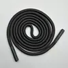 Cordão para Cintura de Calças Esportivas, Cordão Revestido de Borracha Preto, Acessórios para Vestuário, Atacado de Cordões