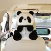 Blue Rain Cojín Original para Asiento de Coche Lindo Panda Cómodo y Cálido Cojín para Asiento de Coche Invierno Dibujos Animados Funda Decorativa para Asiento de Coche