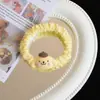 Faixa de cabelo de desenho animado Sanrio melody fresca de verão ins fofa corda elástica para prender o cabelo da menina doce cocar
