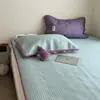 Vibe Relaxada! Estilo Blogueira de Verão Amigo da Pele Estudante Refrescante Seda de Gelo Tapete Macio, Tapete de Ar Condicionado, Tapete Refrescante Antiderrapante