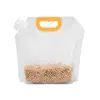 Bolsa Portátil con Pico Auto-Soportante, Bolsa Sellada de Plástico Transparente para Almacenamiento de Granos, Bolsa Doméstica para Empaque de Arroz, Bolsa a Prueba de Humedad