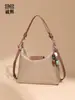Bolsa Tote Hobo de Luxo, Estilo Preguiçoso, Bolsa de Ombro Impermeável de Nylon, Design de Nicho, Bolsa de Ombro Único Transversal para Mulheres