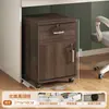 Gabinete de Archivos Oficina debajo del Escritorio Gabinete Pequeño con Cerradura Almacenamiento Móvil Gabinete Lateral Gabinete con Cajones Gabinete de Almacenamiento de Madera Gabinete de Almacenamiento