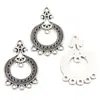 68 plata étnica Xizang literario retro hecho a mano DIY accesorios de conexión para joyería pendientes de moda personalidad colgante
