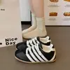Zapatos de entrenamiento alemanes estilo ballet de imitación de cuero para mujer, nuevos zapatos deportivos casuales finos para mujer de verano 2026, zapatos de Forrest Gump