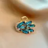 Broche Borboleta de Vidro de Luxo de Alto Padrão Transfronteiriço, Cristal Retro Incrustado com Diamantes, Elegante e Estiloso Broche para Blazer de Terno para Mulheres