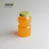 500ml Tampa Verde Celebridade da Internet Chá de Leite Café Garrafa Plástica Descartável Grau Alimentício Pet Garrafa Quadrada Garrafa Gorda Copo em U