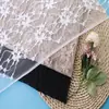 [Encaje Yuchang] Vestido Largo Primavera y Verano Vestido para Correr Tela de Encaje No Elástico Flores Tridimensionales Recomendación de Little Red Book