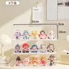 Soporte de Exhibición para Cajas Sorpresa Figura Pop Mart Acrílico Transparente a Prueba de Polvo Gabinete a Prueba de Polvo Adorno de Escritorio Apilable
