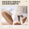 Novas pantufas unissex para outono e inverno de 2026, forradas com fleece espesso, solado espesso, quentes e antiderrapantes, para uso interno e externo, com design de bico fechado, adequadas para uso tanto interno quanto externo