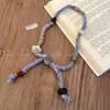 Collar de Pull Tejido de Lana Retro con Cuentas para Mujer 2025 Nuevo Diseño Único Cadena de Suéter Accesorios de Halter Personalizados
