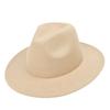 Europeu e americano estilo britânico cor sólida cartola masculina e feminina Light board Jazz chapéu vintage cowboy chapéu lã palco chapéu fábrica atacado