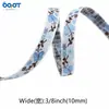 Fita de Renda com Bordado 1cm Acabamento Étnico Hanfu Decorativo Fita de Seda Punho Decoração Faixa Bainha de Saia Acessórios DIY