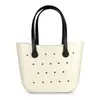 Bolsa de Praia Eva para Viagem ao Ar Livre Bolsa de Armazenamento de Grande Capacidade Moda Europeia e Americana Bolsa Meia-Lua Impermeável e Resistente ao Desgaste Bolsa de Mão