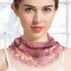 Procesamiento PersonalizadoHuaye Bufanda de Seda con Cuello Halter para Primavera y Verano Suéter de Malla de Seda de Morera Cubrecuellos Cálido Protección Solar