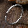 Pulsera Mobius de plata pura 9999 plata esterlina pulsera retorcida de plata tailandesa nicho pulsera de serpiente de la suerte nuevo regalo