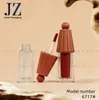 Pedido do Fabricante: Tubo de Gloss Labial Octogonal em Formato de Bolo-Pudim, 6,8ml, Material de Embalagem Plástico