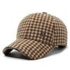 Sombrero Otoño e Invierno para Mujer Nuevo Estilo Coreano Pata de Gallo Dos Gorra de Béisbol de Algodón Tendencia de Moda Viaje al Aire Libre Gorra Parasol
