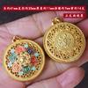 Artesanato Cloisonne Liga Oito Tesouros Bússolas Wufu Colar Completo Pingente Roupas Antigas Pingente Fu Lúteo