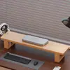 Soporte para monitor de computadora de escritorio con cajones, altura ajustable y estante de almacenamiento para escritorio, también adecuado como soporte para laptop