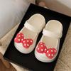 Sandalias de Verano para Niñas, Elegantes y Cómodas Zuecos Mary Jane con Lunares y Lazo, Suela Gruesa para Uso al Aire Libre