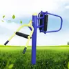 Conjunto de equipo de fitness para exteriores para comunidades al aire libre, plazas, parques y senderos de ejercicio para personas mayores.