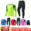 Traje de Uniforme de Portero de Fútbol para Hombres y Mujeres Camiseta Protectora de Manga Larga Traje de Competición y Entrenamiento Camisa de Portería Suministro Exclusivo Transfronterizo