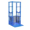 Elevador de Carga de Grande Tonelagem Guiado por Trilhos, Plataforma Elevatória Hidráulica Simples para Logística de Oficina, Elevador para Carga e Descarga de Fábrica e Armazém