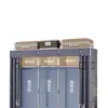 Guarda-roupa simples com juntas de liga de alumínio para uso doméstico, quarto, moradia alugada, guarda-roupa de tecido montado com tubos de aço espessados e reforçados para dormitórios